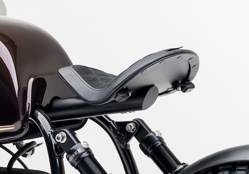 Bobber Sitz-Kit in schwarz Sitz, Twin Shock